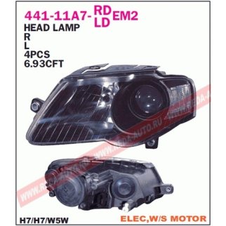 Фара левая DEPO 441-11A7L-LDEM2 фото