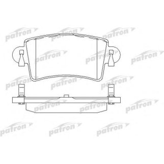 Колодки тормозные дисковые задн NISSAN INTERSTAR c бортовой платформой 03-, INTERSTAR автобус 02-, фото