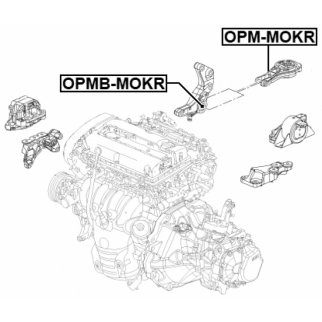 Опора двигателя задняя FEBEST OPM-MOKR фото 2