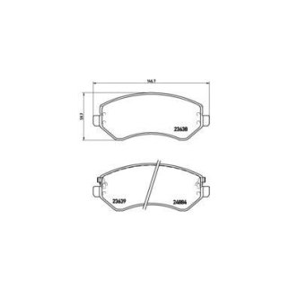 Колодки тормозные передние фото