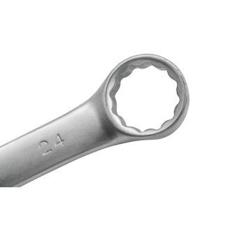 MATRIX 15119 Ключ комбинированный, 24 мм, CrV, матовый хром фото 3