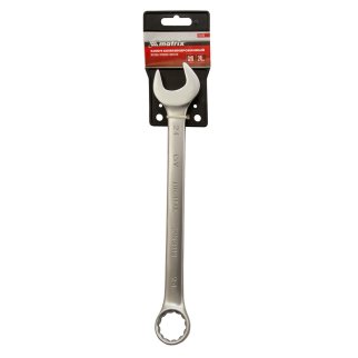 MATRIX 15119 Ключ комбинированный, 24 мм, CrV, матовый хром фото 1