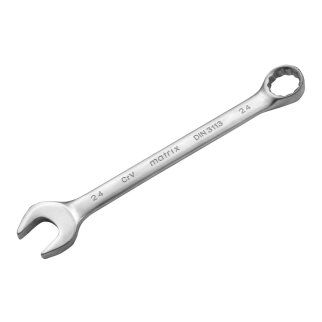 MATRIX 15119 Ключ комбинированный, 24 мм, CrV, матовый хром фото