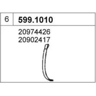 Хомут глушителя ASSO 599.1010 фото