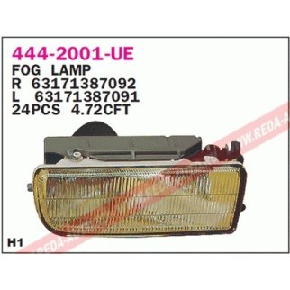 444-2001L_фара противотуманная левая! BMW E36 91-99 фото