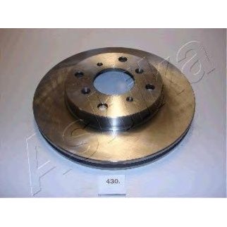 Диск тормозной передний вентилируемый ashika 60-04-430 фото