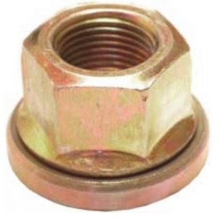 Гайка колеса М18x1,5 (24, кл.27, п/шайба, цинк) 3302,2705,Бычок (Бултен рус) фото