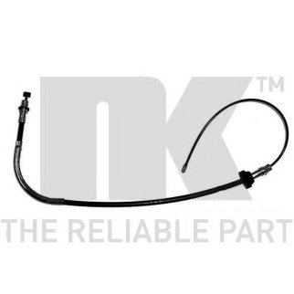 Трос стояночного тормоза передний / FORD Transit (барабанные тормоза) 00~06 фото