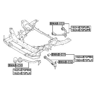 Сайлентблок FEBEST BMAB-030 фото 2