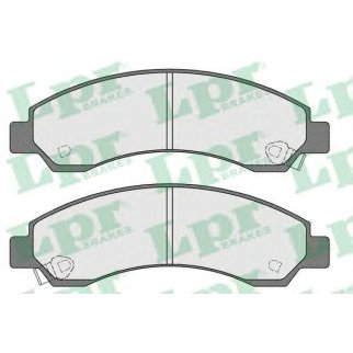 Колодки тормозные передние к-кт Lpr 05P1568 фото