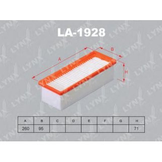 Фильтр воздушный LYNXauto LA-1928 фото