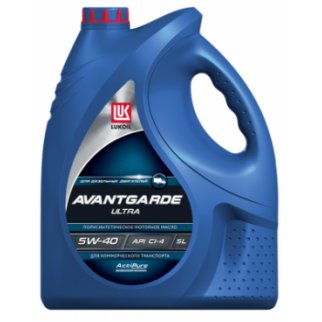 Масло моторное ЛУКОЙЛ АВАНГАРД УЛЬТРА 15W40 CI-4/SL 5л. фото