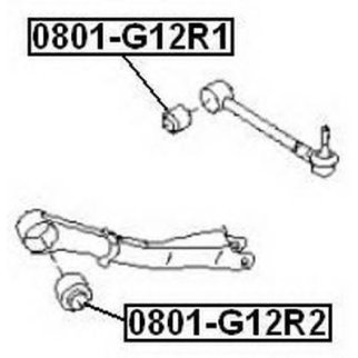 Сайлентблок ASVA 0801-G12R2 фото