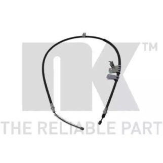 Трос стояночного тормоза задний правый / CHEVROLET Aveo,DAEWOO Kalos (барабанные тормоза) 02~ фото