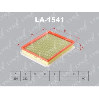 Фильтр воздушный LYNXauto LA-1541 фото