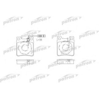 Колодки тормозные PATRON PBP799 фото