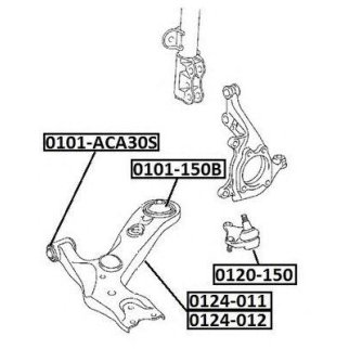 Сайлентблок ASVA 0101-150B фото