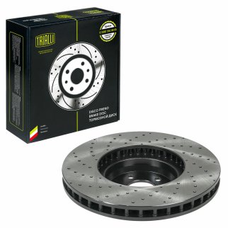 Диск торм. для а/м Mercedes E (W213) (16-)/GLC (X253) (15-) перед. d=360 (перф./окраш.) (DF 190433) фото 2