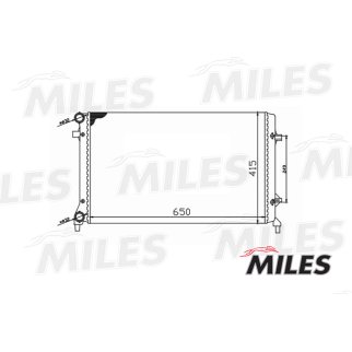 Радиатор основной MILES ACRM017 фото