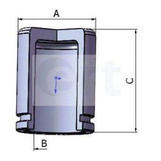 Поршень заднего суппорта ERT 150769-C фото