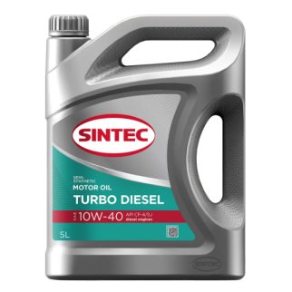 Масло моторное SINTEC TURBO DIESEL 10W40 CF-4/SJ 5л фото