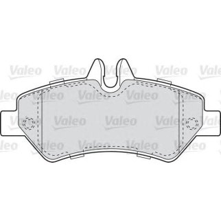 Колодки тормозные задние к-кт Valeo 598876 фото