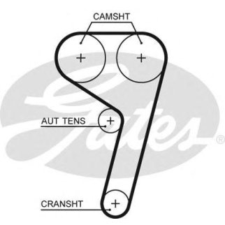 Ремень ГРМ GATES 5669XS фото