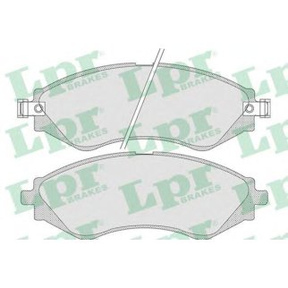Колодки тормозные передние к-кт Lpr 05P729 фото