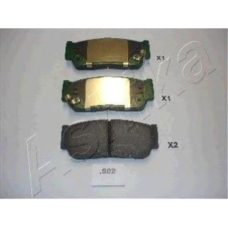 Колодки тормозные задние дисковые к-кт ashika 51-0S-S02 фото