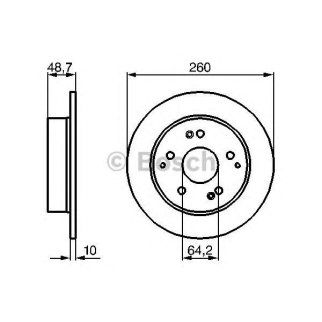 Диск тормозной BOSCH 0 986 479 225 фото