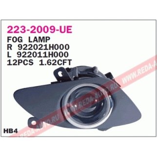 223-2009R-E_фара противотуманная правая! KIA Ceed 07> фото
