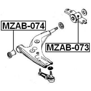 Сайлентблок FEBEST MZAB-073 фото 2
