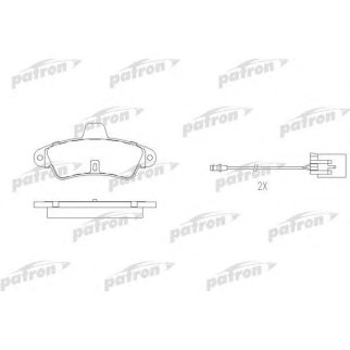 Колодки тормозные PATRON PBP913 фото