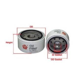 Фильтр масляный SAKURA C7972 фото