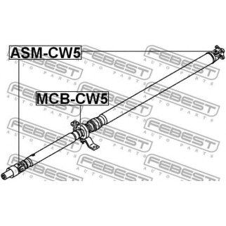 ASMCW5_крестовина карданного вала! Mitsubishi ASX GA# 10-16 фото