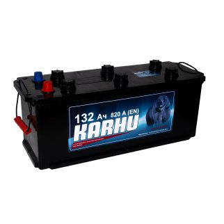 Аккумуляторная батарея KARHU 6СТ132з (справа+) 513х182х215 Казахстан фото
