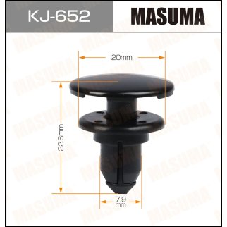 KJ-652_клипса!NISSAN SKYLINE93-98 фото