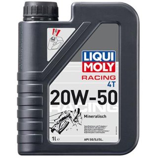 Масло моторное LIQUI MOLY RACING 4такт. 20W50HD мин. 1л фото