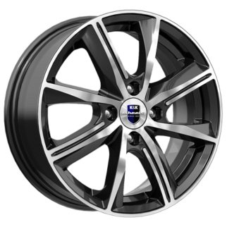 Диск колесный КиК Арнар-оригинал (КС890) 6R15 4*100 ET50 d60,1 Алмаз черный [r75147SK] фото