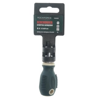 Отвертка шлицевая RF-70365030 магнитная "Profi" S2 SL6.5х30мм, на пластиковом держателе ROCKFORCE /1 фото 1