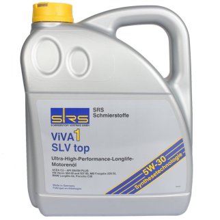 Масло моторное SRS VIVA1 SLV TOP (plus) 5W30 5л синт. фото