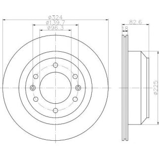 Диск тормозной задний TEXTAR 92203900 фото