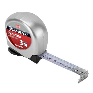 Рулетка 3м х 16мм MATRIX фото 3