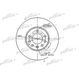 Диск тормозной PATRON PBD4048 фото