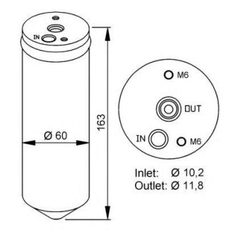 Осушитель системы кондиционирования NRF 33222 фото