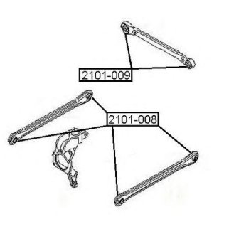 Сайлентблок ASVA 2101-009 фото