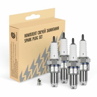 Свеча зажигания для а/м VAG Golf II (86-)/Jetta II (84-) 1.6i/80 (86-) 1.6i/1.8i (кмпл. 4шт) (VSP 00 фото