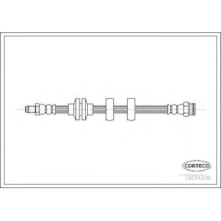 Шланг тормозной CORTECO 19034338 фото