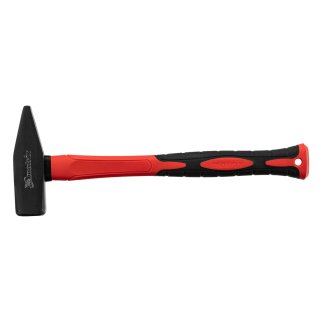 Молоток 1000гр фибергласовая обрезин. рукоятка, кв. боек MATRIX фото 2