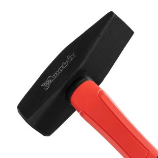 Молоток 1000гр фибергласовая обрезин. рукоятка, кв. боек MATRIX фото 3